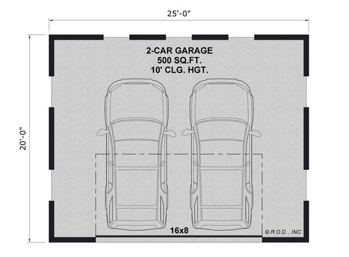 Coral Creek Garage Plan