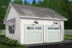 Two Car Garage with Side Yard