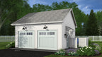Two Car Garage with Side Yard