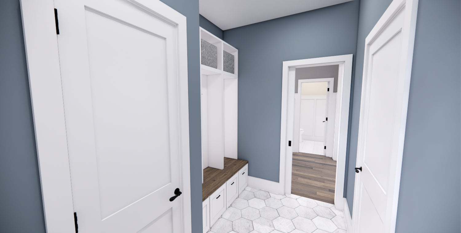 Knotty Pine Farm House Plan