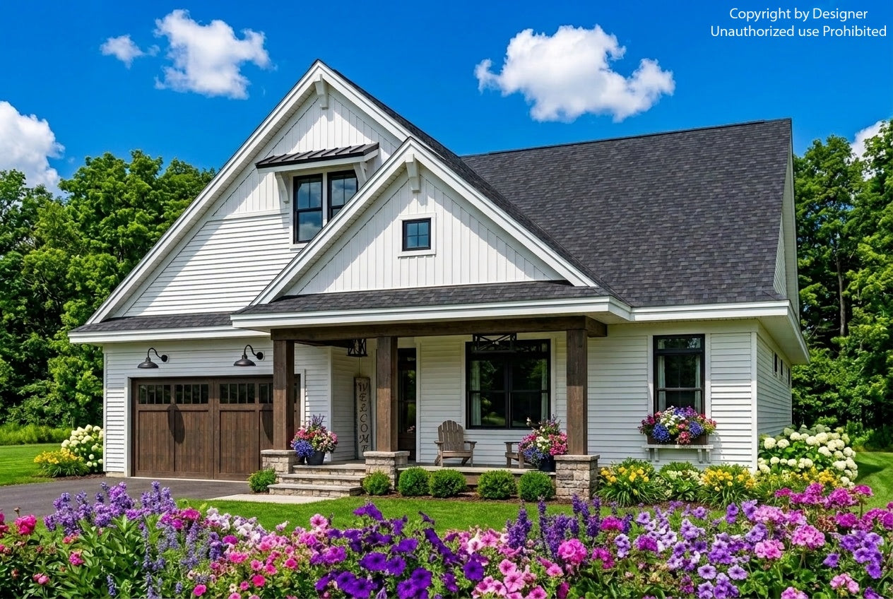 Sunny Acres House Plan house plan exterior rendering