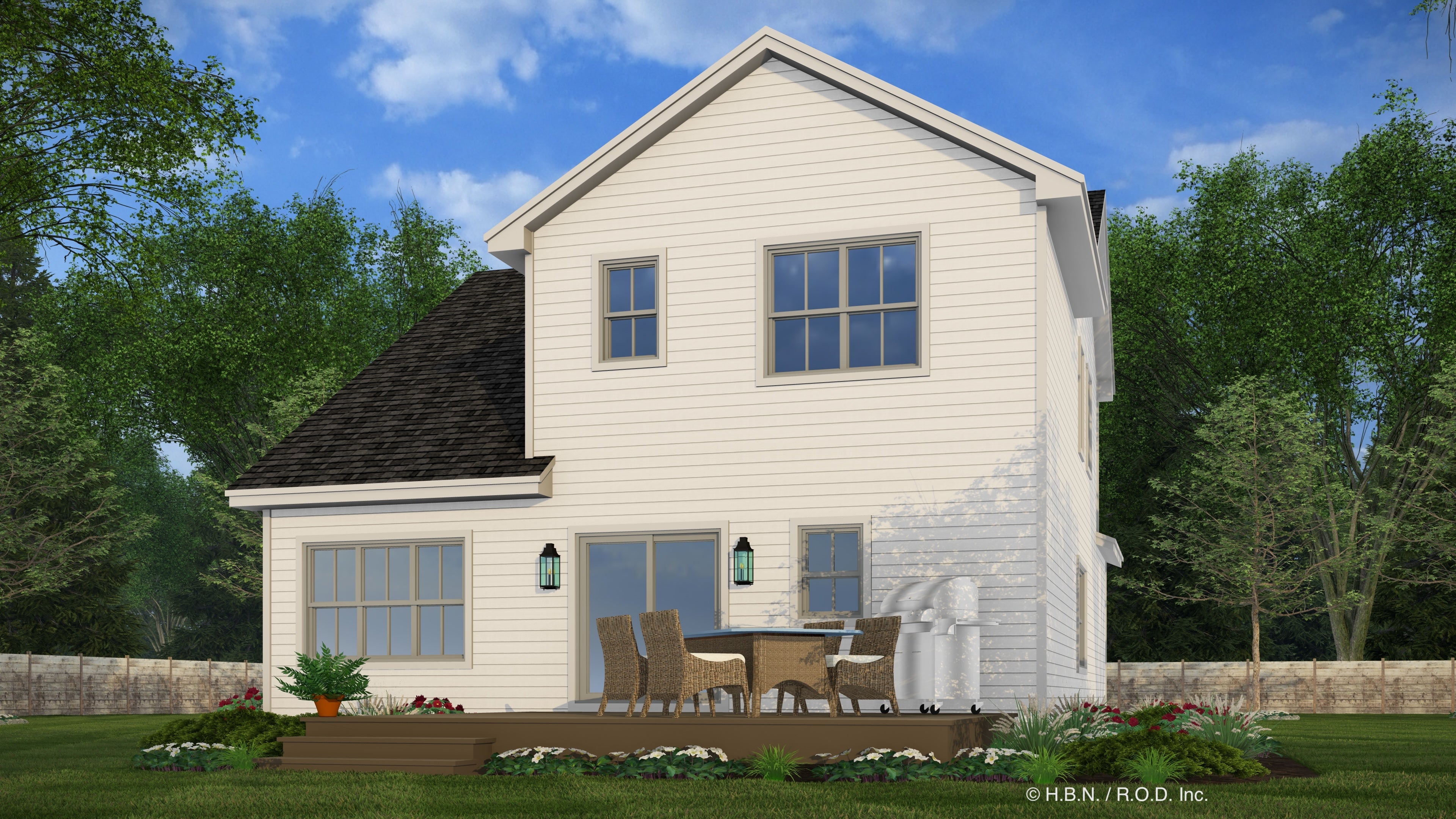 White Stone House Plan