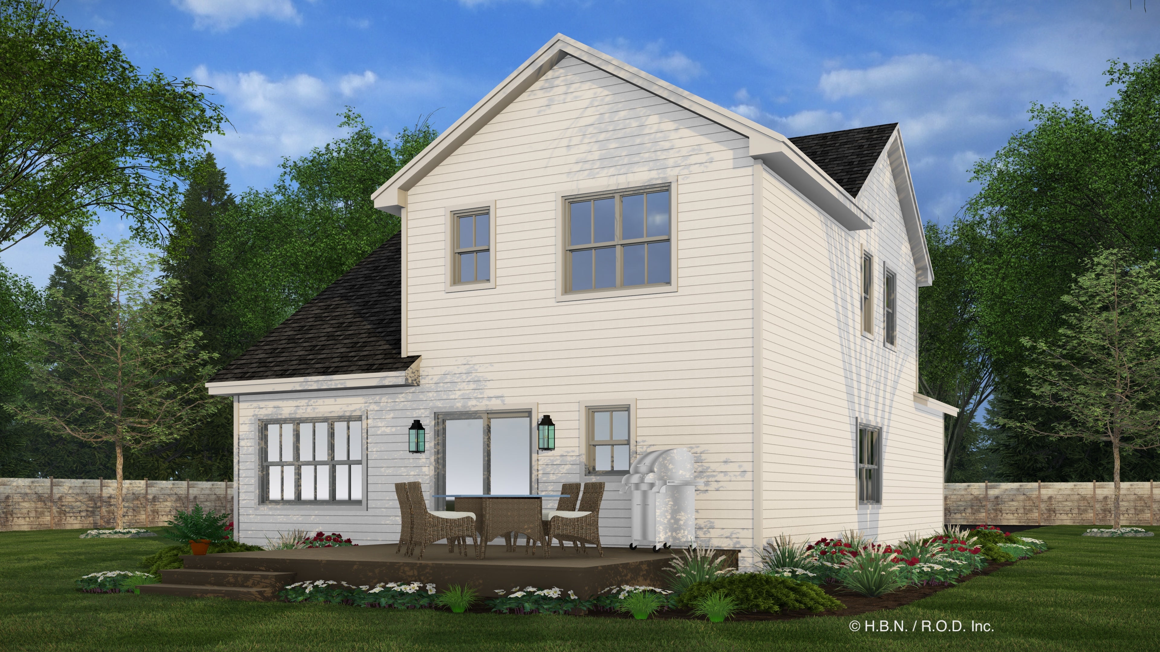 White Stone House Plan