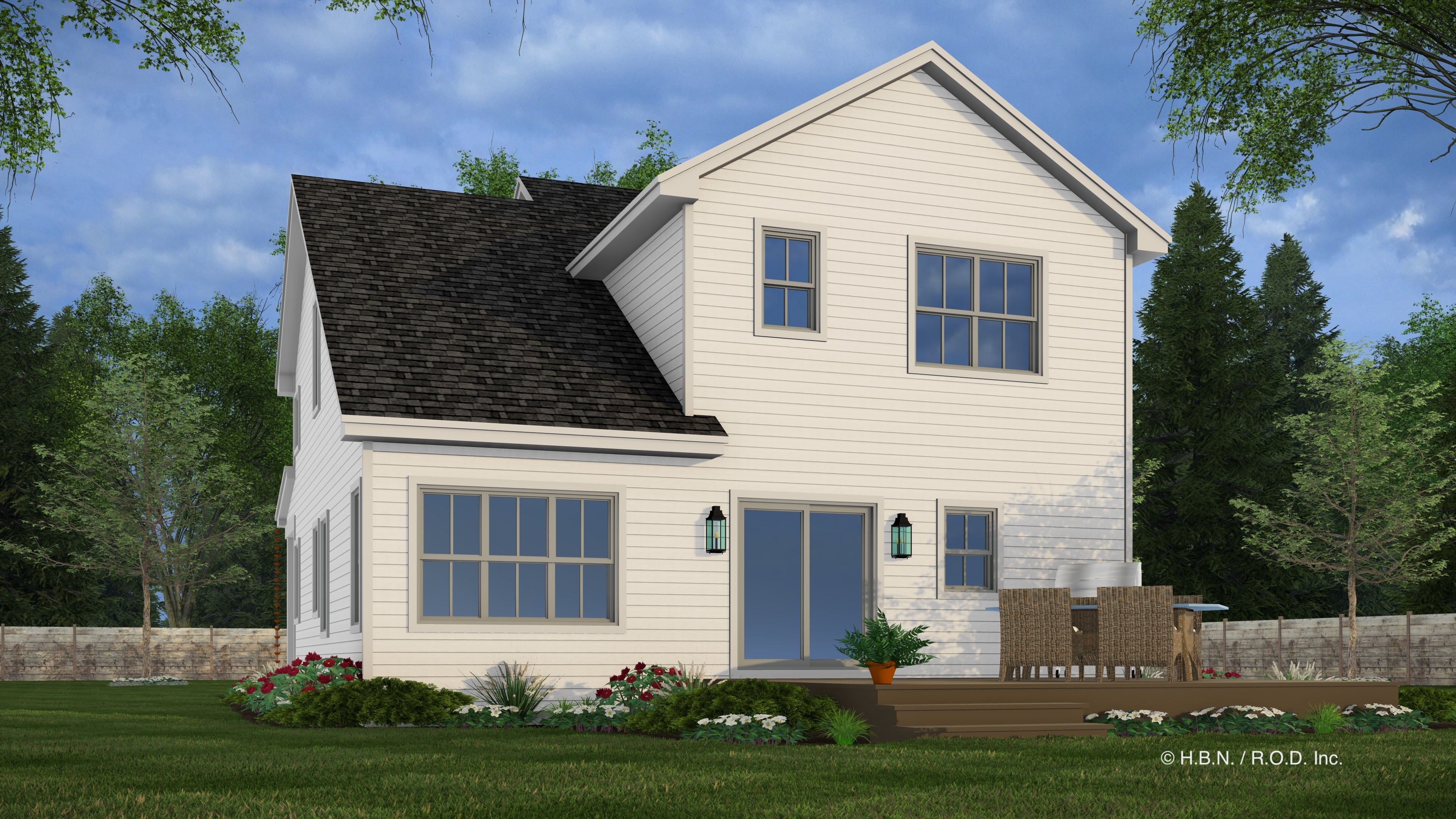 White Stone House Plan