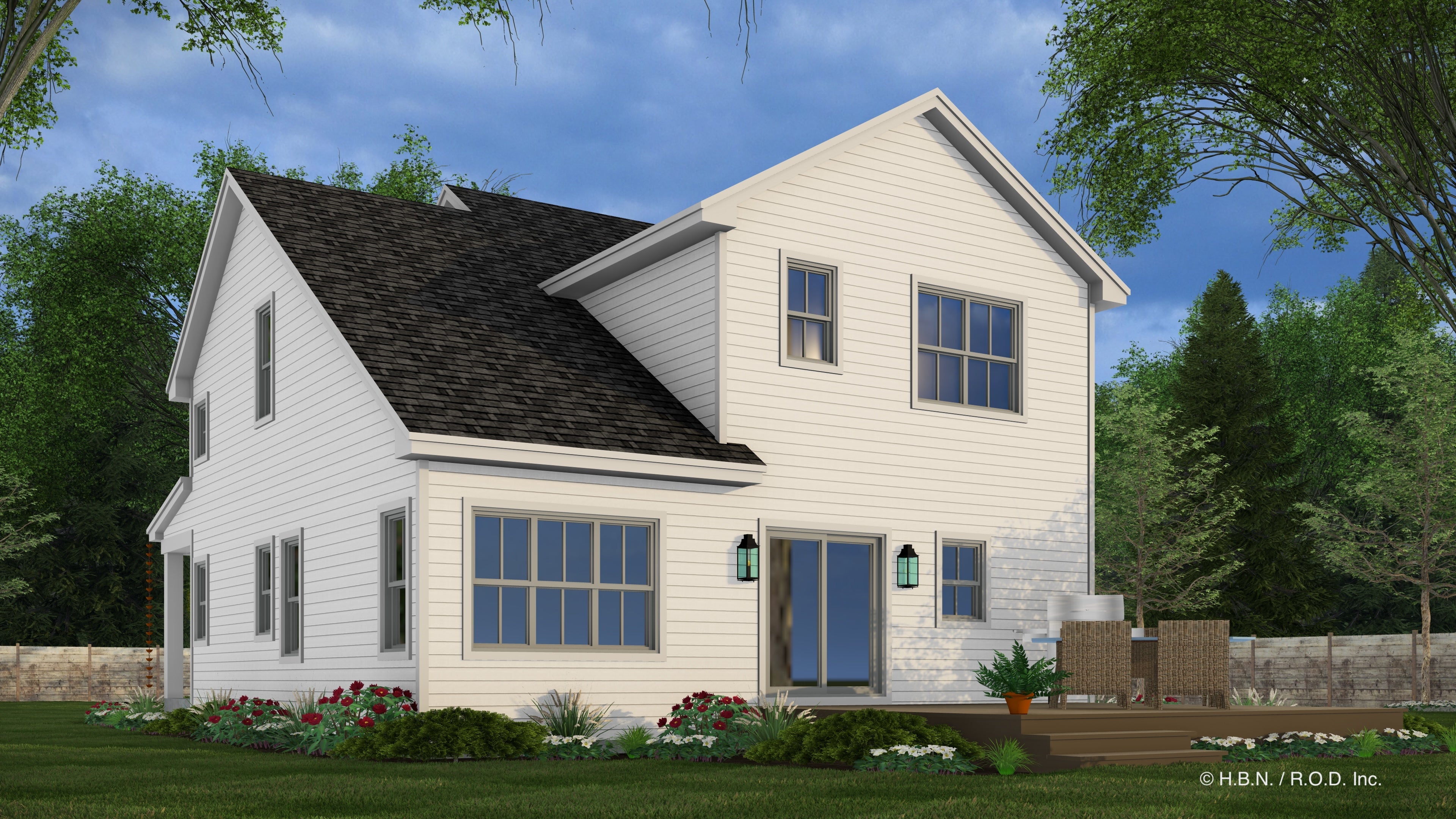 White Stone House Plan