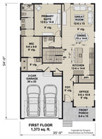 Lexington House Plan floor plan 2.