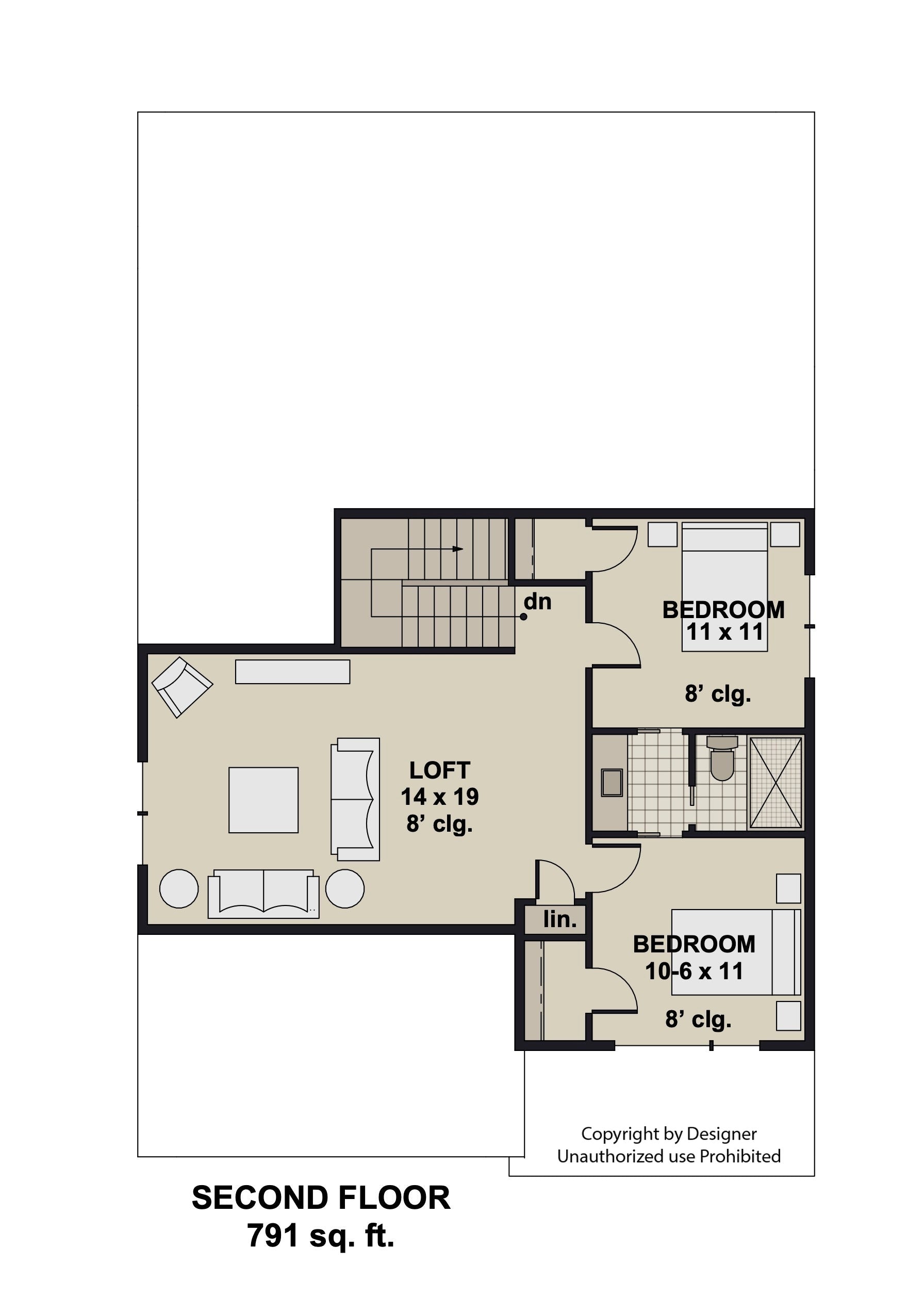 Lexington House Plan floor plan 4.