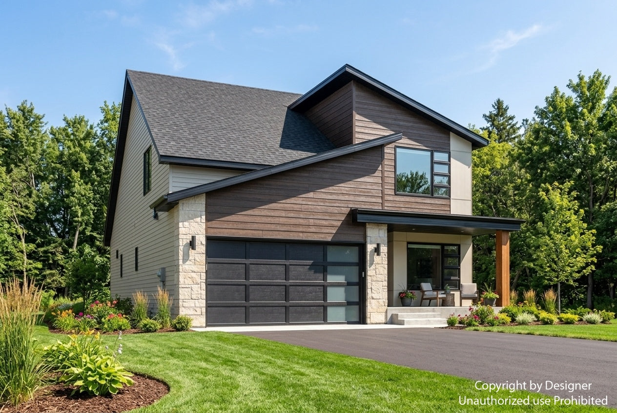 Lexington House Plan exterior rendering 7.