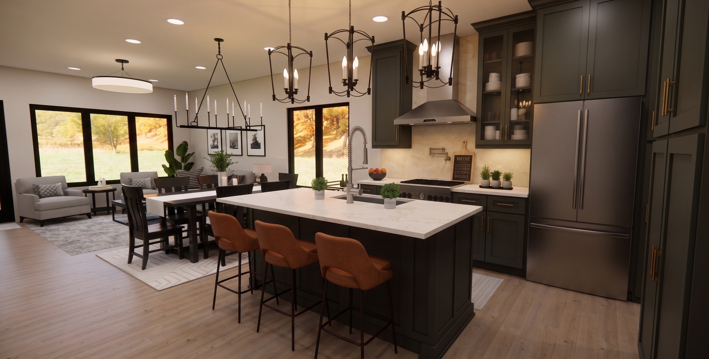 Lexington House Plan interior rendering 15.