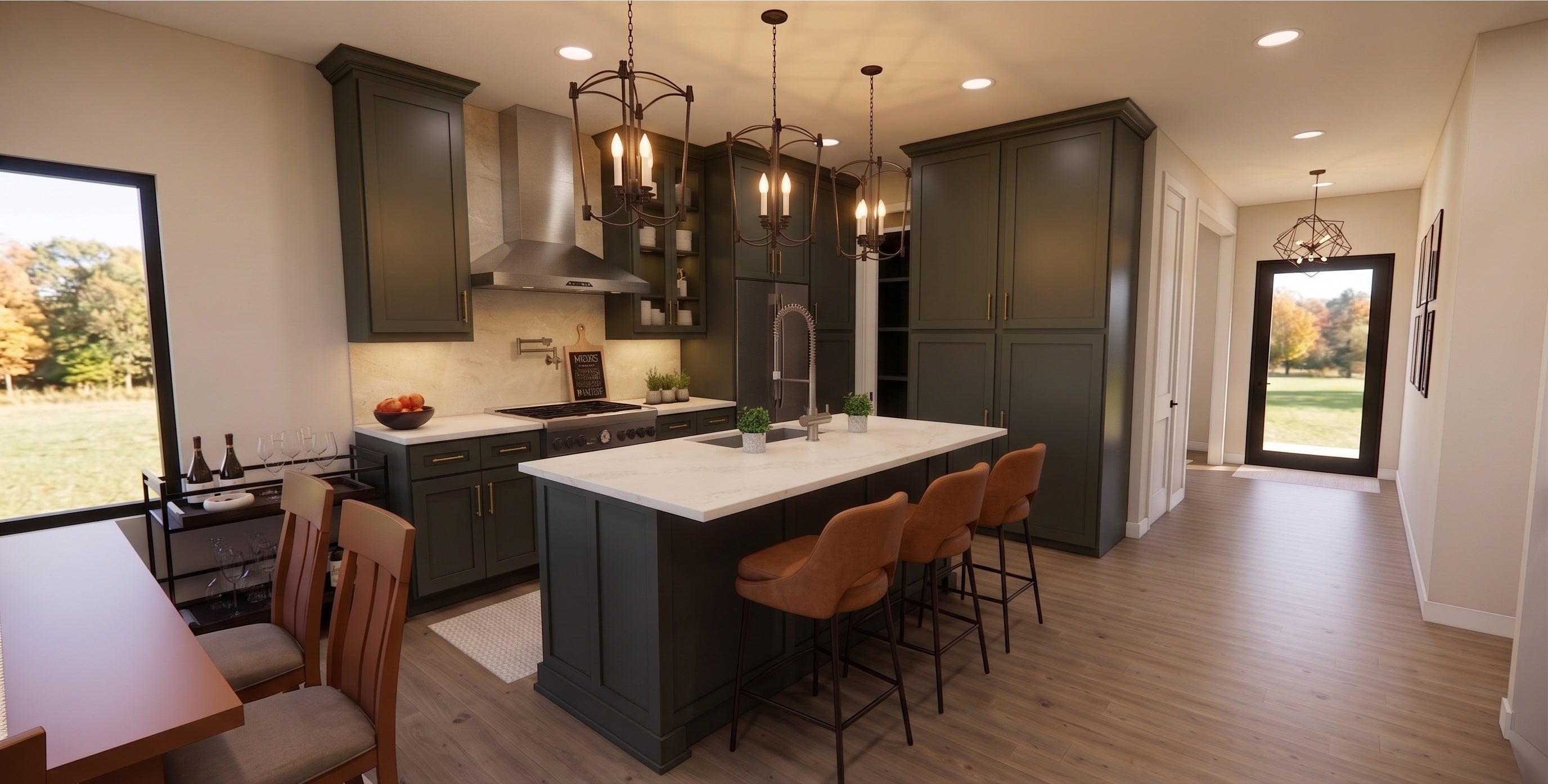 Lexington House Plan interior rendering 16.