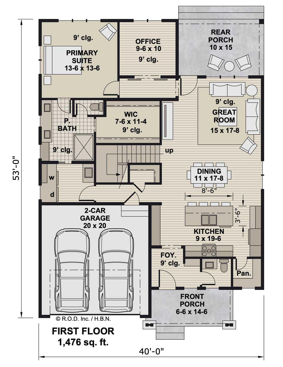 Lancaster House Plan