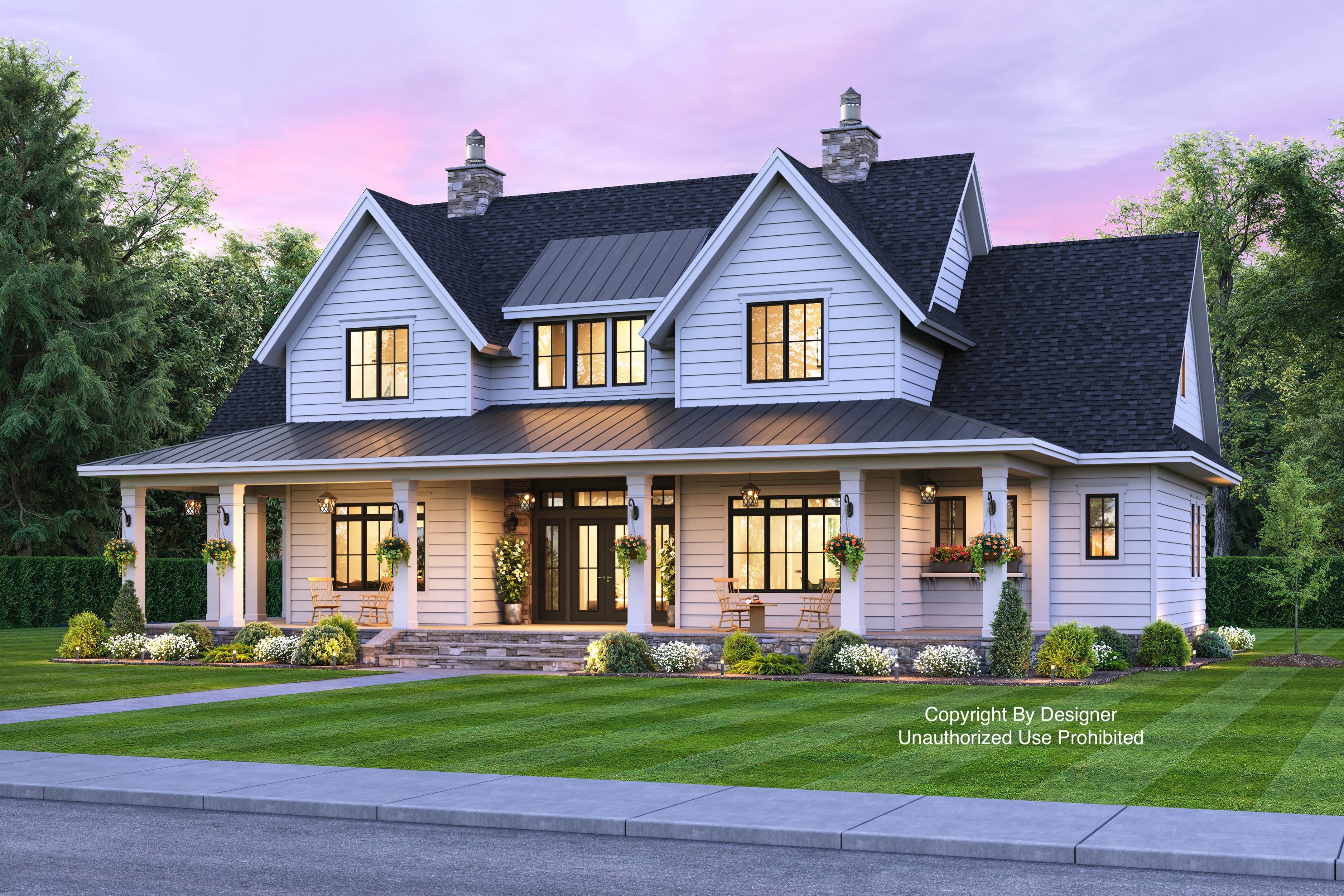 Misty Falls Farmhouse Plan