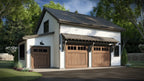Two Car with Golf Cart Garage Apartment