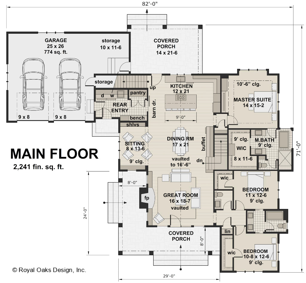 Acorn Farm House Plan