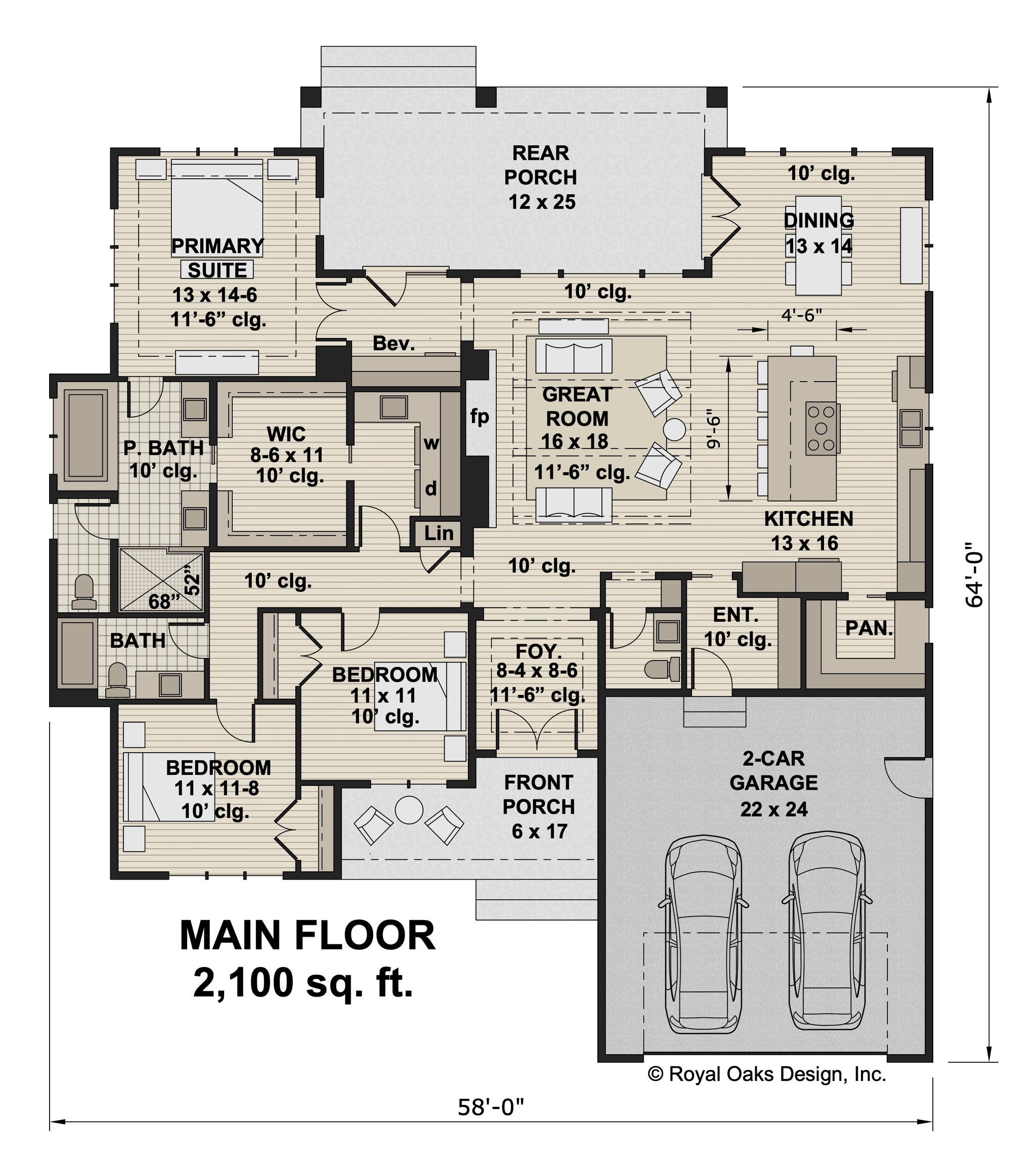 Bungalow Architecture Floor Plan