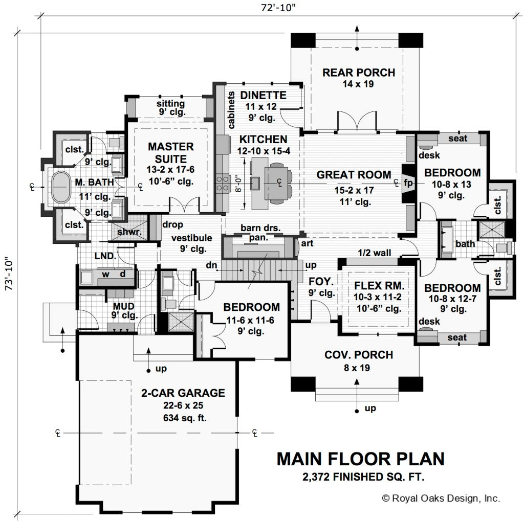 4 bedroom ranch house floor plans