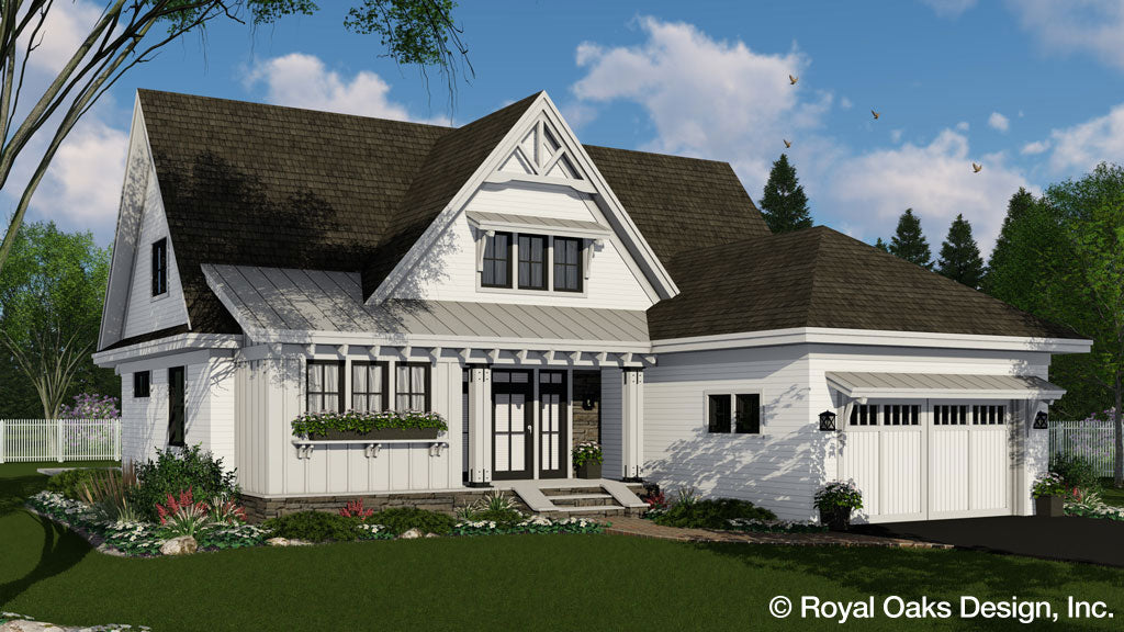 One Story Craftsman Home Plan