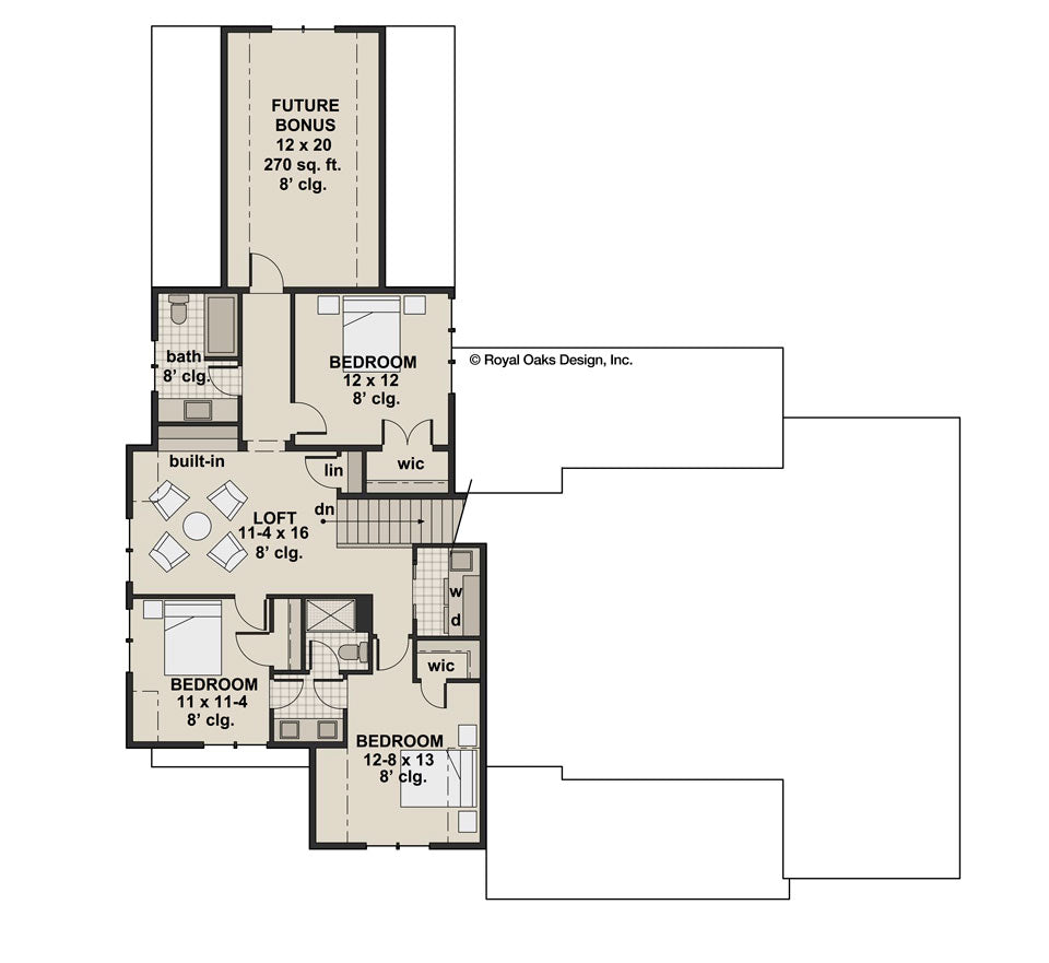 Foxtail Farm second floor plan