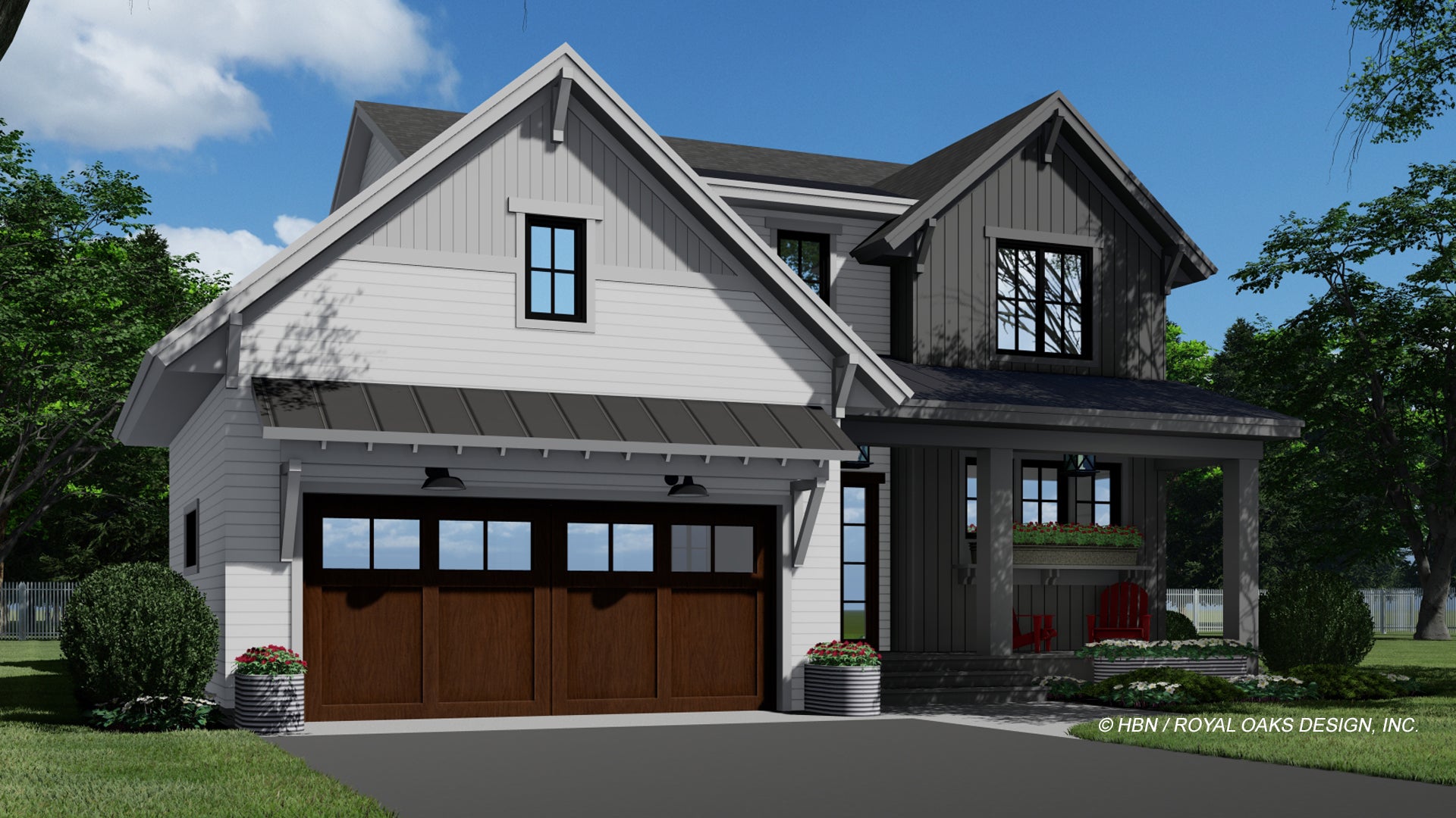 Knotty Pine Farm House Plan
