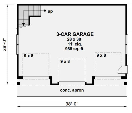 Copper Creek Garage Plan